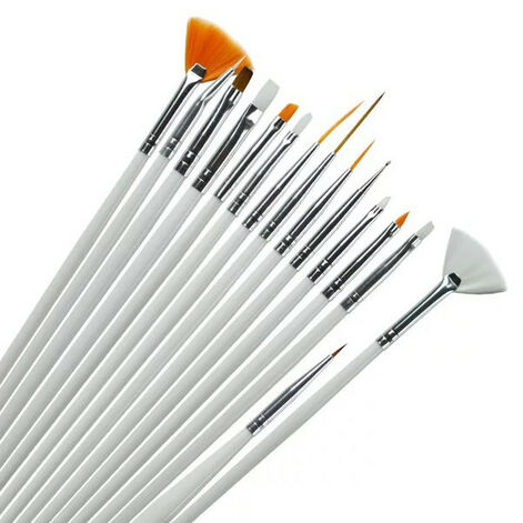 Nail Art Brushes, 15 Pcs